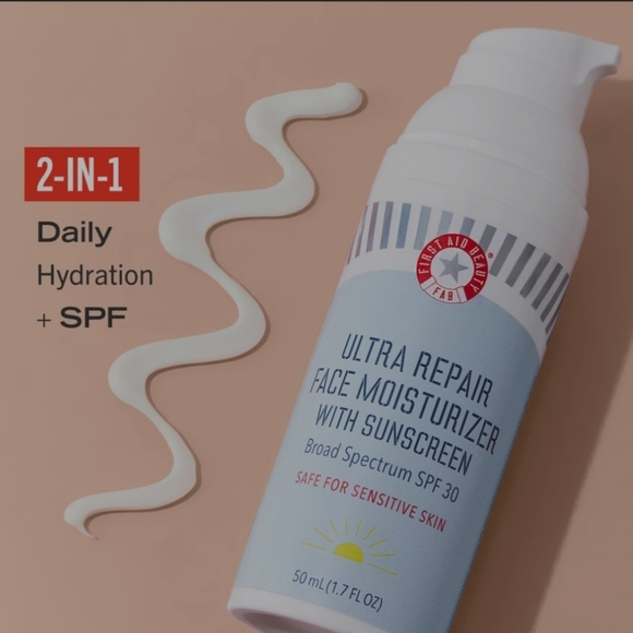 First Aid Beauty Ultra Repair Face Moisturizer SPF 30 Broad Spectrum NIB 1.7 oz - Picture 6 of 8